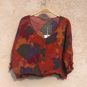TYSA Fall Print Blouse